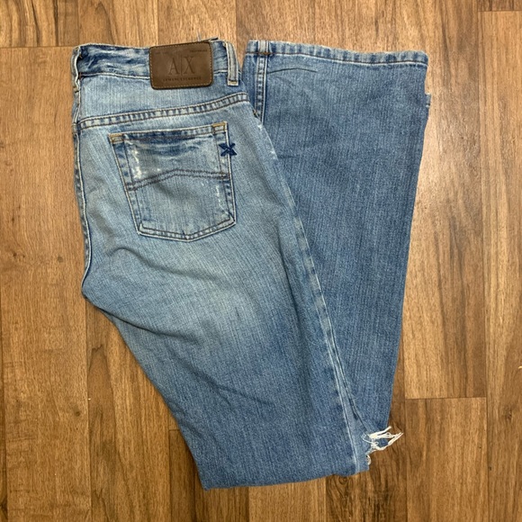 Armani Exchange Denim - Armani Exchange Distressed Style Jeans 6R